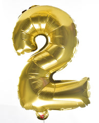 Number Golden Foil Balloon