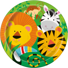 Jungle Animal Paper Plates- 20/pack