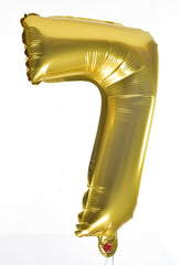 Number Golden Foil Balloon