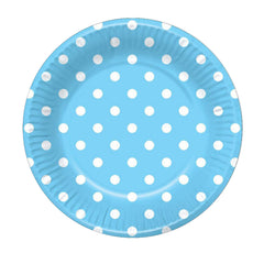 Polka Dots Paper Plates - 20/pack
