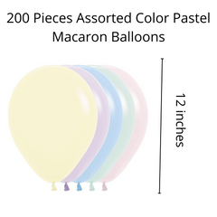 Mermaid Under the Sea Happy Birthday DIY Balloon garland arch - 210/Pk