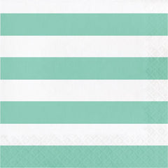 Striped Paper Napkins - 40 / Pack